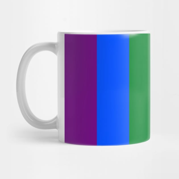 Vertical Gay Pride Rainbow Flag by podartist